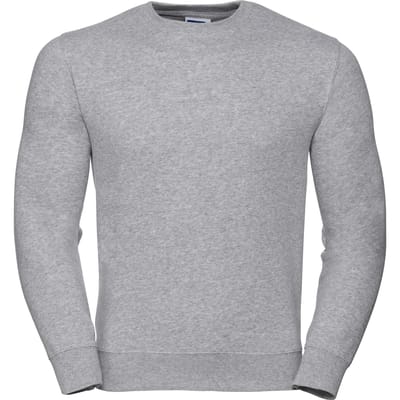 Russell Heren Authentieke Sweatshirt (Slimmer Cut) (Licht Oxford)