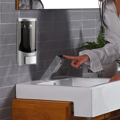 Lotion Vloeibare Zeepdispenser Muurbevestigde Badkamer Douche Dispenser Fles