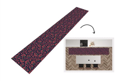 Keukenloper - Loper keuken - Patronen - Bessen - Rood - 300x50 cm - Keukenloper vinyl