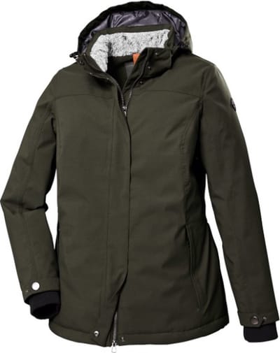 STOY functionele dames winterjas - winterjas dames - 39795 - donker groen - maat 44