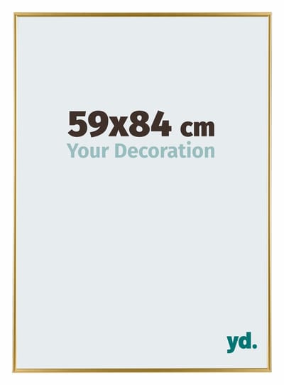 Your Decoration - Fotolijst 59x84 cm - Kunststof - Goud - Evry