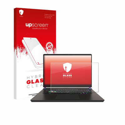 upscreen - Screenprotector voor MSI Vector 17 HX - Folie Beschermfolie Beschermglas transparant