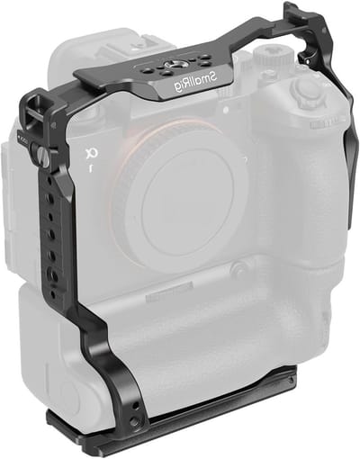 Camera Cage voor Sony Alpha 1 II en Alpha 9 III met Vertical Grip, Driepuntsbeveiliging en Arca Bevestigingsplaat - 5908