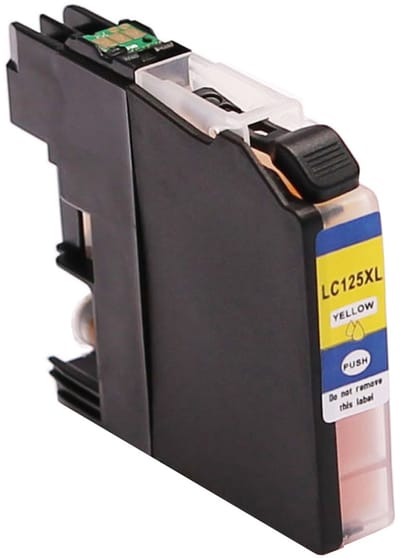 ABC huismerk inkt cartridge geschikt voor Brother LC-125XLY LC-125XL geel voor DCP-J4110DW DCP-J4110W MFC-J4310DW MFC-J4410DW MFC-J4510DW MFC-J4610DW MFC-J4710DW MFC-J6520DW MFC-J6720DW MFC-J6920DW