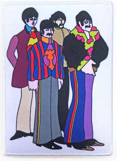 The Beatles - Sub Band Border Patch - Multicolours