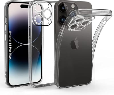 Hoesje Geschikt voor iPhone 14 Pro max met Extra Camera Bescherming Doorzichtig Shockproof backcover – Transparant