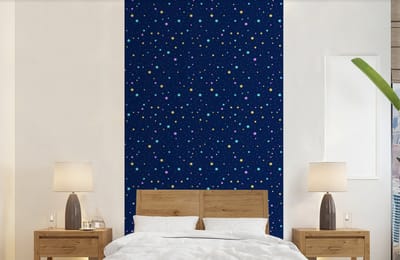 Behang - Fotobehang Sterrenhemel - Sterren - Design - Breedte 120 cm x hoogte 240 cm