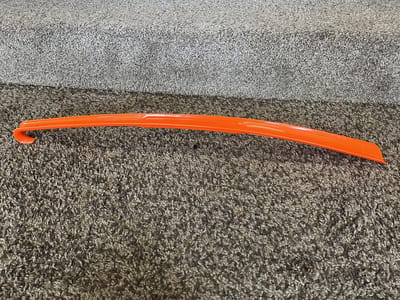 Schoenlepel 70cm lang stevig - schoen lepel - lange schoenlepel - shoehorn Oranje