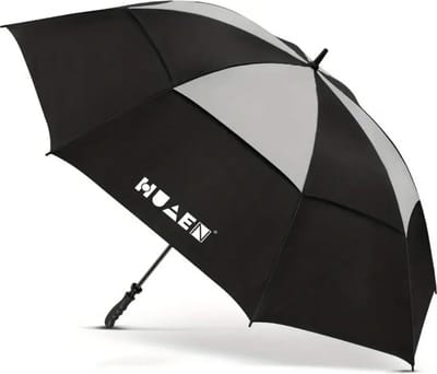 Bovista Moderne Golf Paraplu - Stormparaplu - Opvouwbaar - Windproof - Stormproef - UV Bescherming - Umbrella - Draagbaar - Grijs