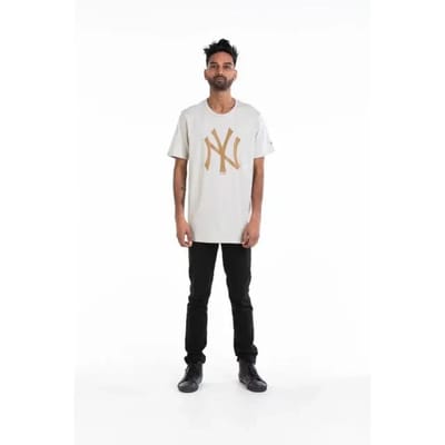 T-shirt Korte Mouw New-Era T-shirt New Era MLB Seasonal Team Logo beige