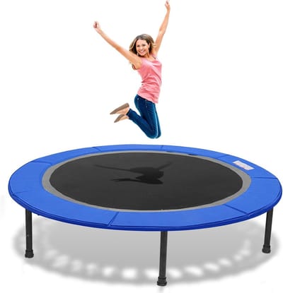 Trampoline Randafdekking - Veerafdekking Beschermrand - Veilig Trampolinespringen - 15mm Dik UV-bestendig - 305 cm Diameter - Blauw