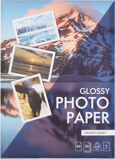 Fotopapier glanzend - kleuren inktjet FSC A4 20 stuks 210 g/m2