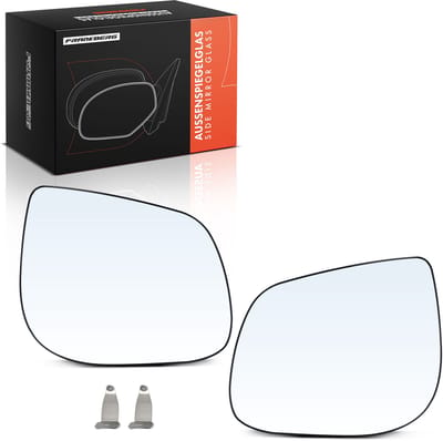 Frankberg 2x Buitenspiegelglas Voor Links Rechts voor KIA Picanto TA