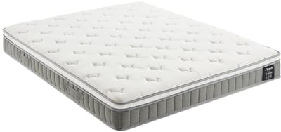 Vente-unique Set 180 x 200 cm wit kofferbed + pocketverenmatras met traagschuim topmatras dikte 21cm - VITOGO van YSMÉE