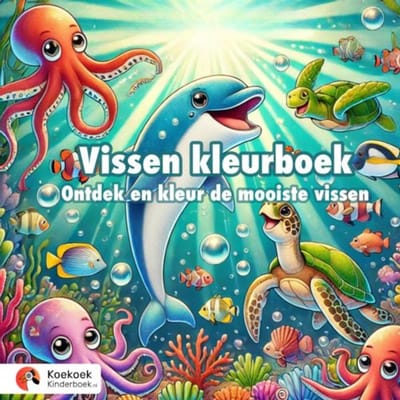 Vissen Kleurboek Voor Kinderen - Koekoek Kinderboek