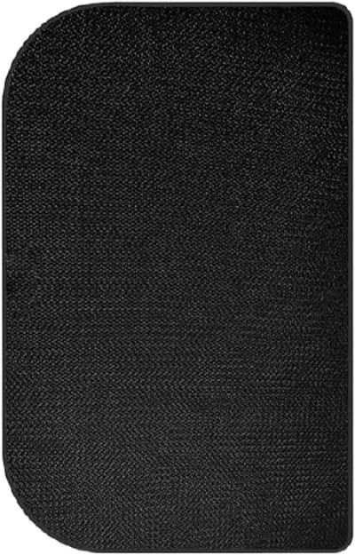 Vuurvaste mat - Vloerbescherming - Haard veiligheid - Meerlaagse constructie - 100 x 60 cm - Grijs
