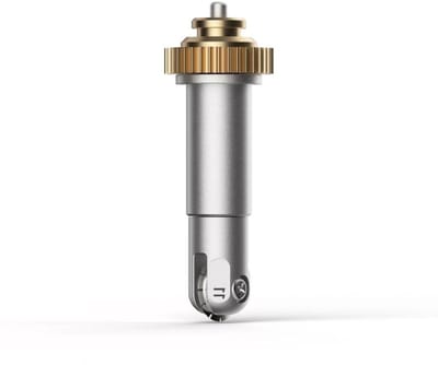 Perforatiewiel met behuizing - Stansgereedschap Raspgereedschap - Papier Snijden - QuickSwap Systeem - 2.5mm Tanden 0.5mm Afstand - Zilver