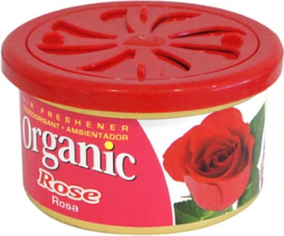 L&D Organic Luchtverfrisser Rose - Autogeur - Auto luchtje - Auto Geurverfrisser - Autoparfum - Geurverfrisser - Auto accessories - Auto Verfrisser - Auto luchtverfrisser