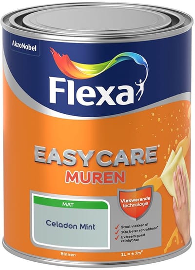 Flexa - Easycare Muren - Celadon Mint - Mengverf - 1 L