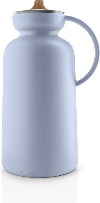 Eva Solo - Silhouette Thermoskan 1 liter Blue Sky - Eikenhout - Blauw -