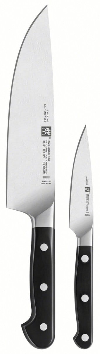 ZWILLING Pro 2-delige messenset - Zwart