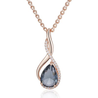 Collier Pendentif Zircon Naturel Gris Brillant Pour Femmes Mode Couleur Or Rose Haute Qualité Quotidien Fin Bijoux Vintage beige