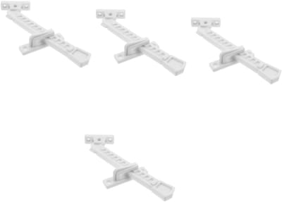 Kindersloten 4 Stuks - Raamdeur Beveiliging - Veiligheid Thuis - Verstelbare Lengte - 4 Stuks - Wit