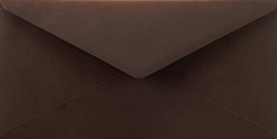 Gladde bruine enveloppen DL - 110 x 220 mm - 25 stuks - NK natgelijmde - 115 gram - Sirio Color - Netuno