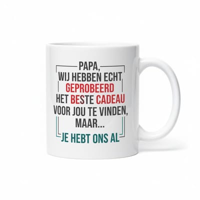 Nevolis® | Koffiemok 330ml met Uniek Design | Ontwerp Jouw Eigen Mok | Handgemaakt Cadeau voor Koffieliefhebbers | Gepersonaliseerd op Aanvraag | Enkel of Grote Bestelling