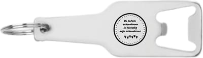 Akyol - e liefste schoonbroer is toevallig mijn schoonbroer flesopener - Broer - liefste schoonbroer - familie - schoonfamilie - cadeau - geschenk - 105 x 25mm
