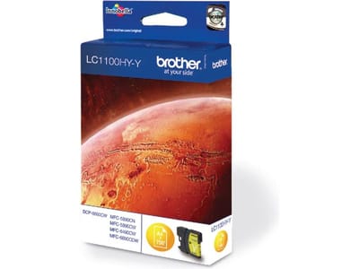 Brother LC1100HYY / LC 1100HYY High Capaciteit Geel Inkt - Inktpatroon Geel
