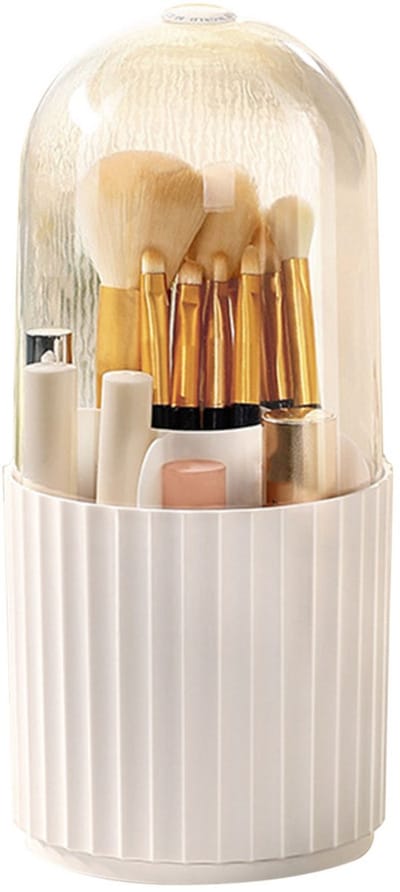 longziming -Roterende Make-up Organizer – Stijlvol, Handig, Robuust, 5 Compartimenten, Compact