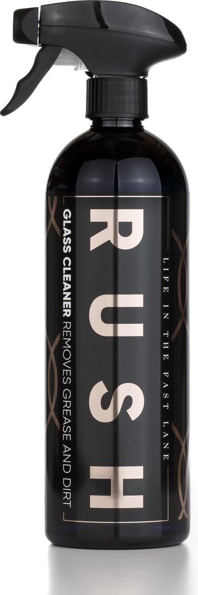 RUSH Glass Cleaner - 750 ml - streeploos schone ruiten - reinigt snel en droogt streeploos - geschikt voor binnen en buitenzijde - verwijdert vet, vuil, stof en vingerafdrukken
