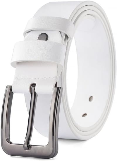 Herenriem Koeienleer 38mm Verstelbare Zwarte Riem voor Kostuum Jeans Premium Duurzame Gesp voor Mannen