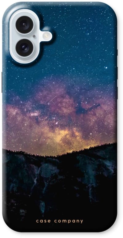 Case Company® - Hoesje geschikt voor iPhone 16 Plus hoesje - Travel to space - Tough Case - Maximale Bescherming alle Kanten en Schermrand