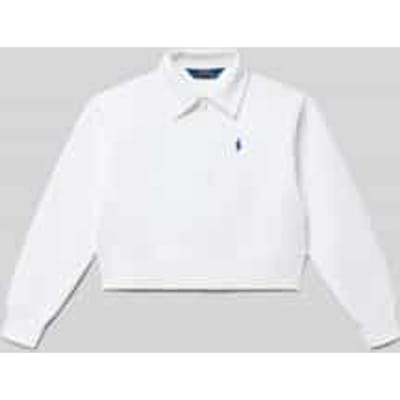 Regular fit sweatshirt van katoenmix