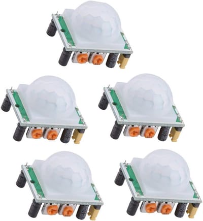 5 Stuks PIR Infrarood Bewegingssensor voor Arduino en Raspberry Pi