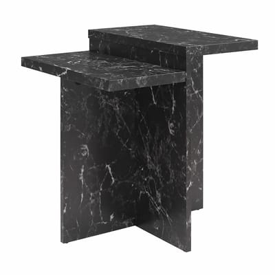 Brielle-Salontafel - Zwart Marmerlook