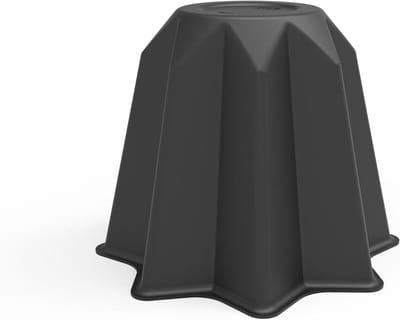 Bakvorm Pandoro - Taartmal - Kerst Bakken - Antiaanbaklaag - 1 kg - Zwart