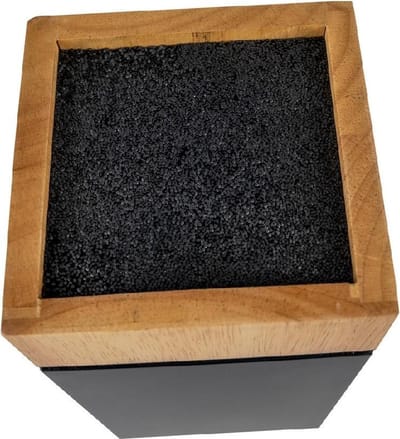 Diamant Sabatier Trophee Messenblok - Rubberhout - PET-vulling - Zwart - Zonder messen