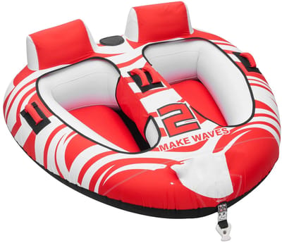 Roossentials opblaasbare boot - Voor 2 personen - Nylon - Boot - Watersport - Voor achter de boot - Rood