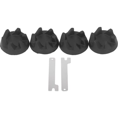 4 Pièces Coupleur de Blender avec 2 Pièces Clé Accessoire pour Kitchen Aid KSB5WH KSB5 KSB3 Entraîneur black