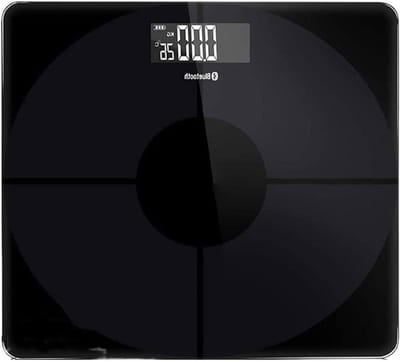 Digitale Personenweegschaal - Lichaamsanalyse - Gezondheid Monitoren - Automatische Gebruikersherkenning - Tot 180 kg - Zwart