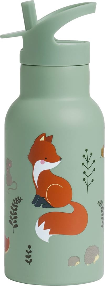 A Little Lovely Company - Dubbelwandige RVS drinkfles thermos - Bosvriendjes