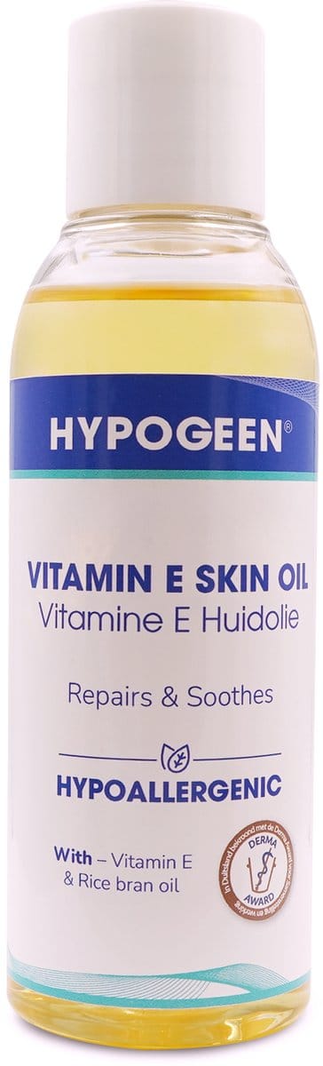 Hypogeen Vitamine E Huidolie – Natuurlijk – 125 ml – Vitamine E Olie voor gezicht, huid en haar
