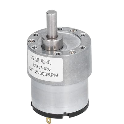 JGB37‑520 12V 600RPM DC Wormwielmotor Turbo Reductiekast As voor Raamdeuropener