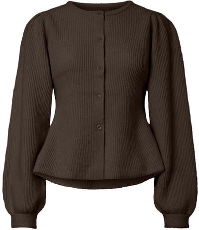 PIECES - PCSILLY SS PUFF KNIT CARDIGAN NOOS BC - Meisjes - Cardigans