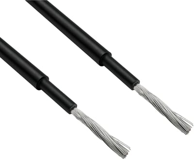 Solar PV kabel | 4mm² | IP67 | CPR B2ca | zwart | 25 meter