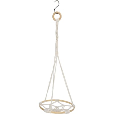 Hangende Fruitmand Katoon Touw Macramé Bohemien Hangmand voor Keuken Groente Fruit Opslag