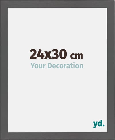 Your Decoration - Fotolijst 24x30 cm - MDF - Antraciet - Mura